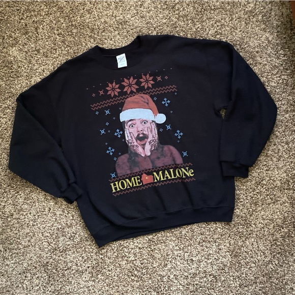 Gildan Other - Post Malone Home Malone Ugly Christmas Sweater